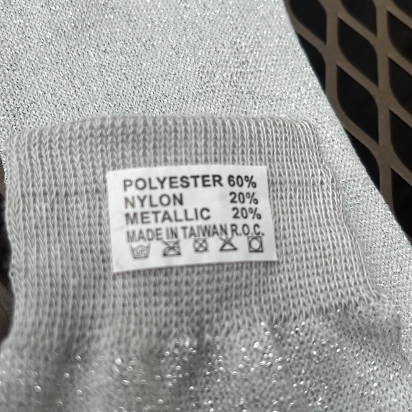 NWT women silver stockings or socks - Picture 4 of 6